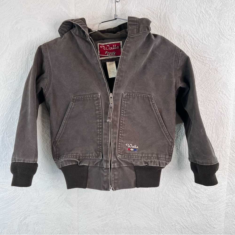 Walls Frost Pruf Canvas Hooded Jacket Youth Size 8